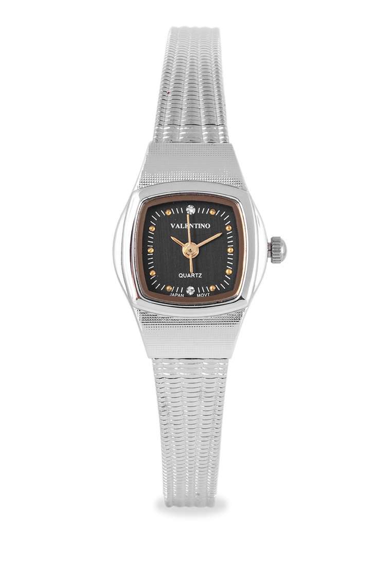 Valentino 20122331-BLACK DIAL Silver Watch For Women-Watch Portal Philippines