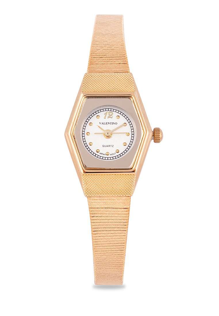 Valentino 20122334-SILVER DIAL Gold Strap Watch for Women-Watch Portal Philippines