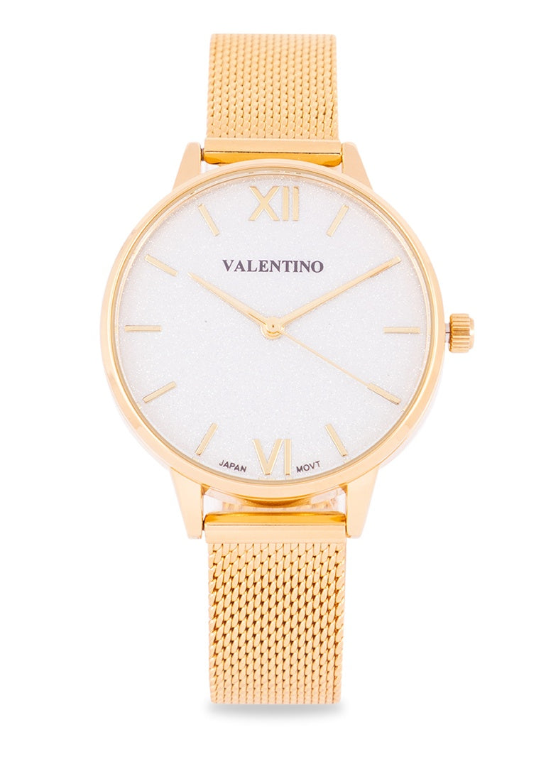 Valentino 20122339-GOLD Stainless Steel Strap Analog Watch for Women-Watch Portal Philippines