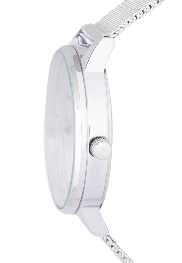 Valentino 20122341-SIL-BLUE DIAL Stainless Steel Strap Analog Watch for Women-Watch Portal Philippines