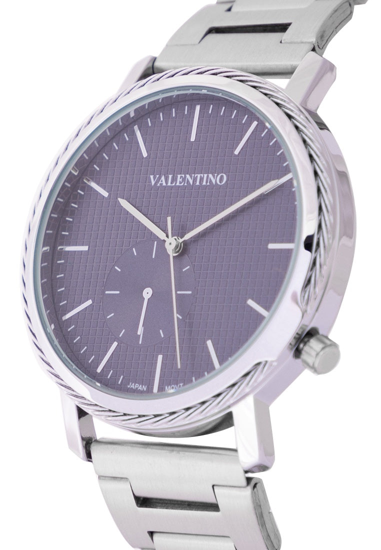Valentino 20122348-BLUE DIAL Stainless Steel Strap Analog Watch for Women-Watch Portal Philippines