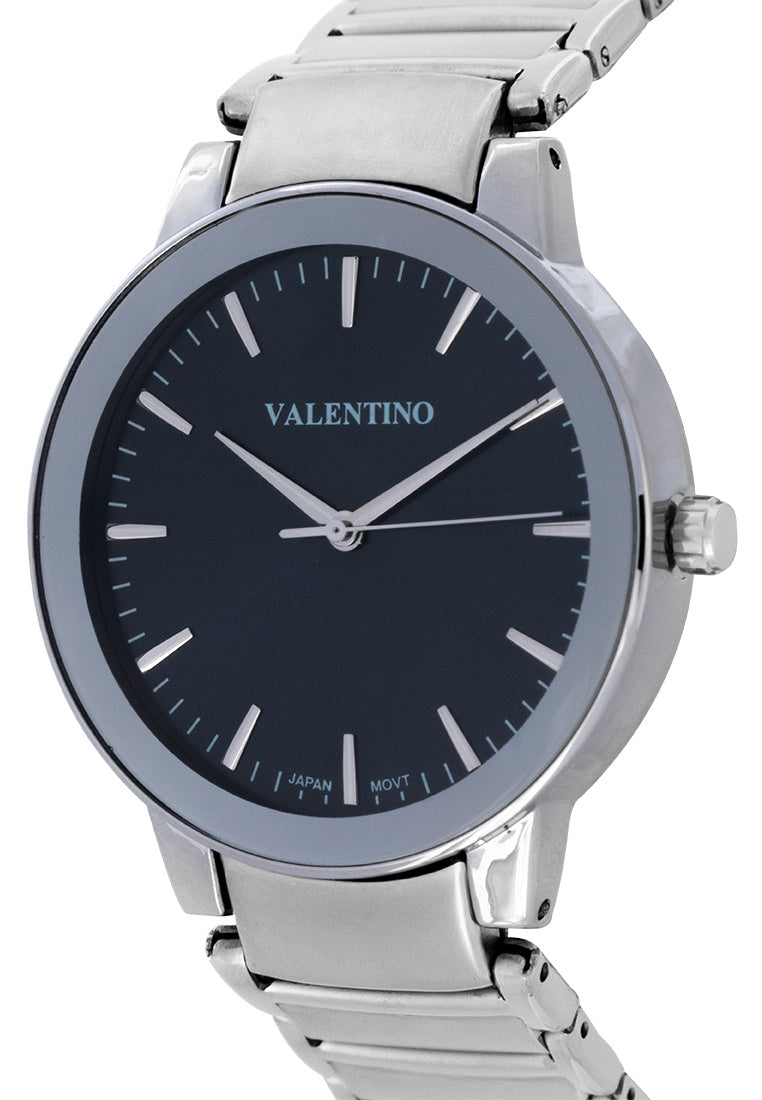 Valentino 20122356-BLUE DIAL Stainless Steel Strap Analog Watch for Men-Watch Portal Philippines