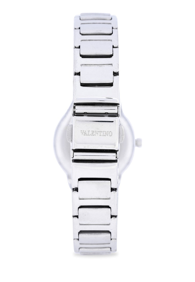 Valentino 20122360-BLACK DIAL Stainless Steel Strap Analog Watch for Women-Watch Portal Philippines