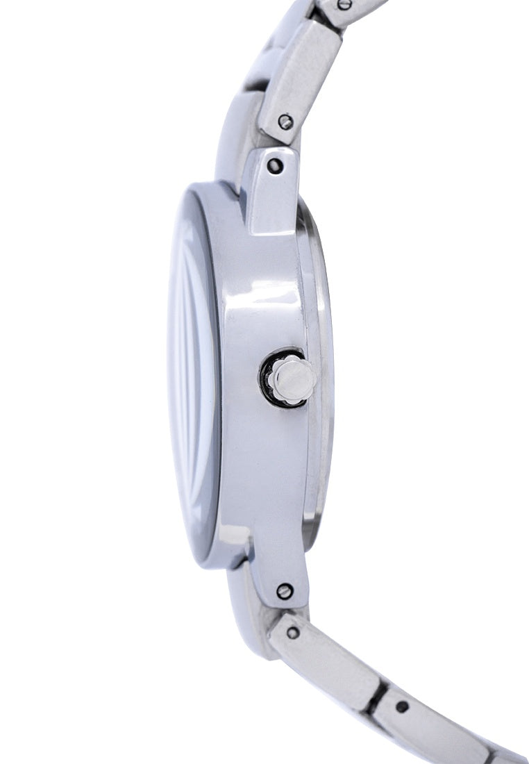 Valentino 20122360-BLACK DIAL Stainless Steel Strap Analog Watch for Women-Watch Portal Philippines