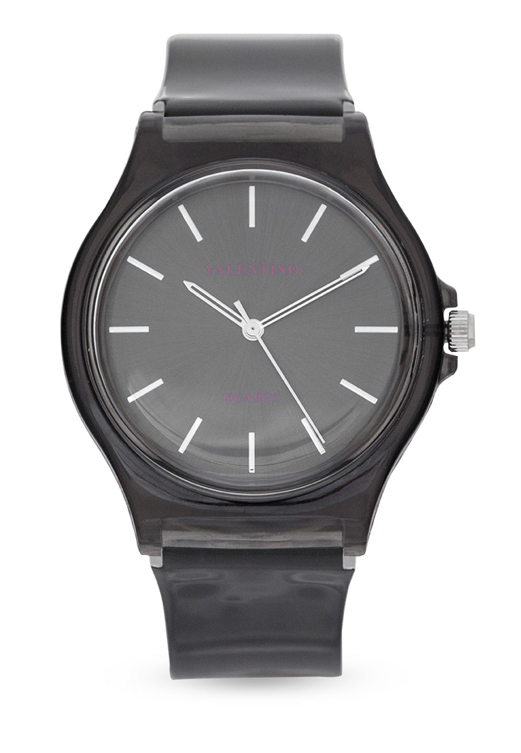 Valentino 20122369-BLACK Analog Plastic Strap Watch-Watch Portal Philippines