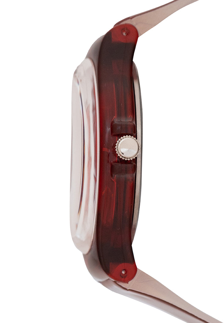 Valentino 20122369-RED Analog Plastic Strap Watch-Watch Portal Philippines