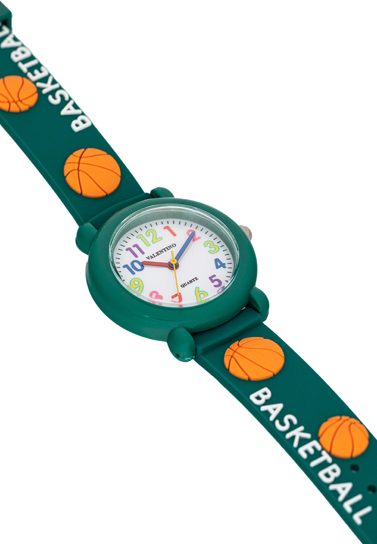 Valentino 20122370-GREEN Analog Rubber Strap Watch for Kids-Watch Portal Philippines
