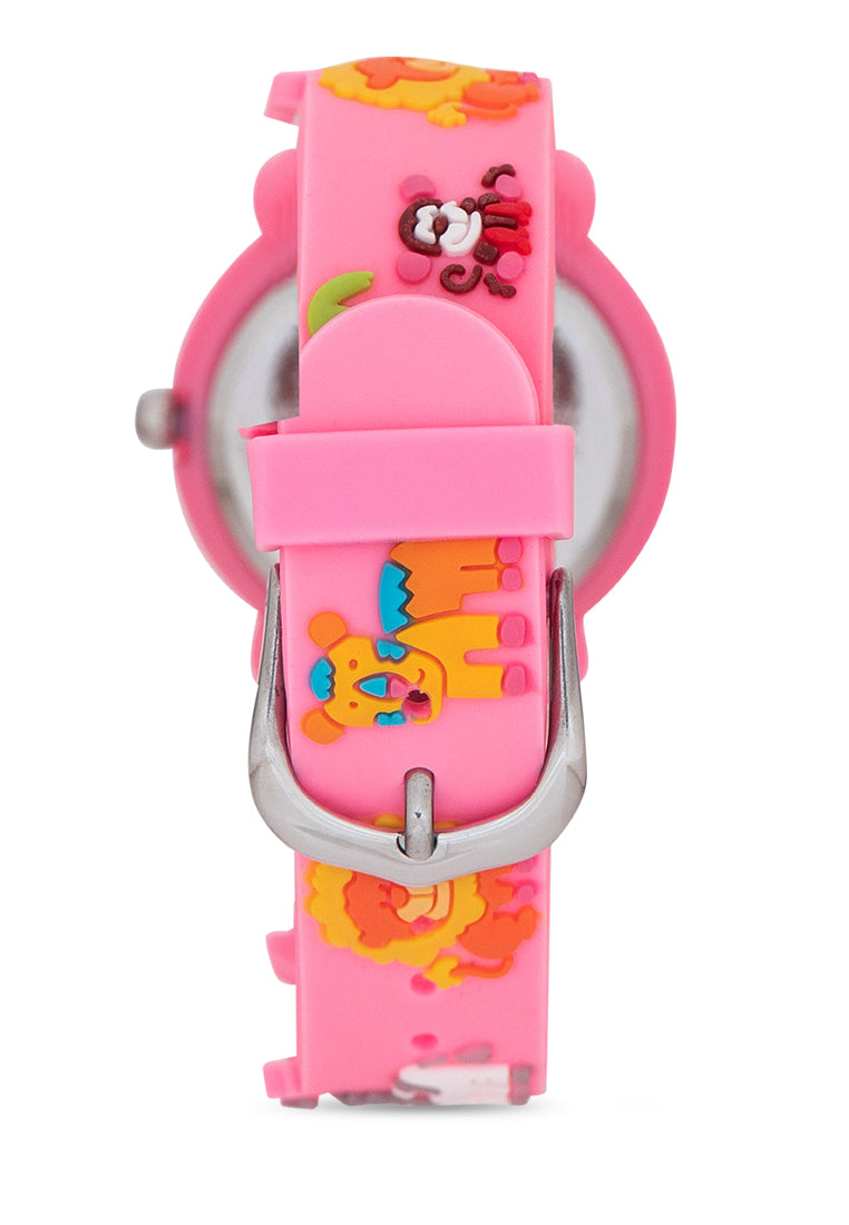 Valentino 20122370-PINK Analog Rubber Strap Watch for Kids-Watch Portal Philippines