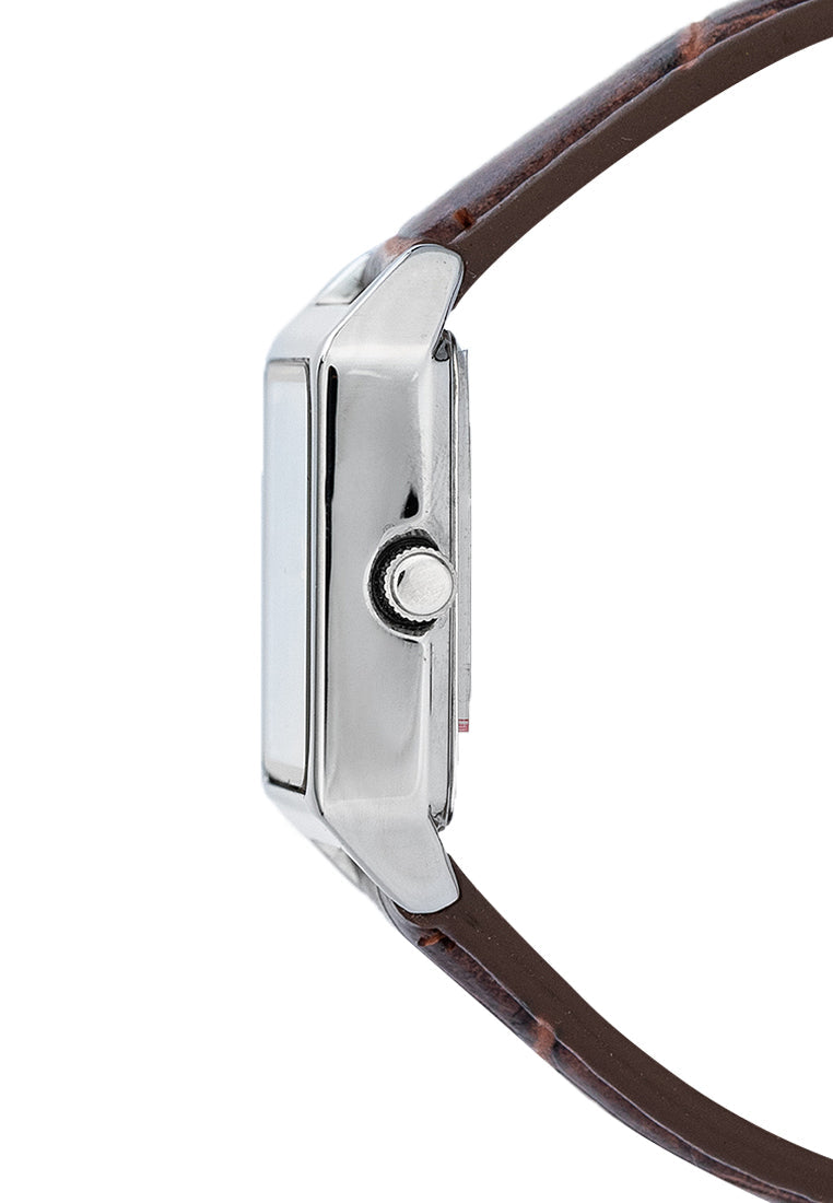 Valentino 20122376-BRWN STRAP - GOLD DIAL Leather Strap Analog Watch for Women-Watch Portal Philippines