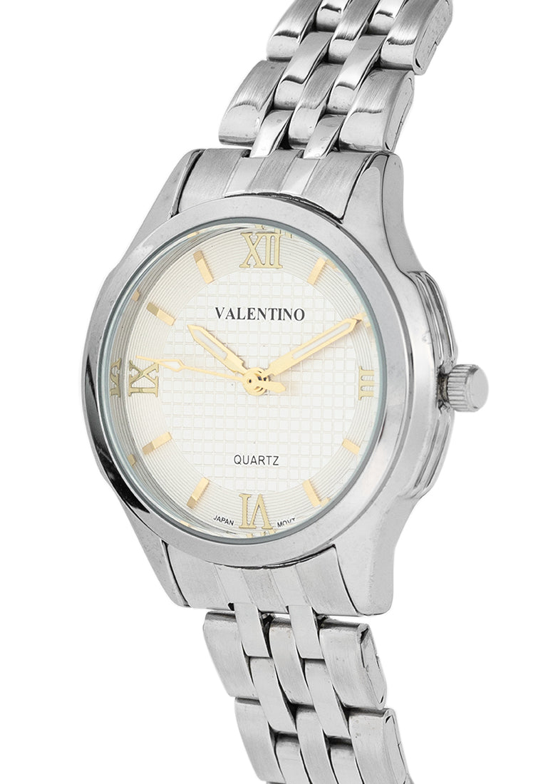 Valentino 20122378-SILVER DIAL Stainless Steel Strap Analog Watch for Women-Watch Portal Philippines