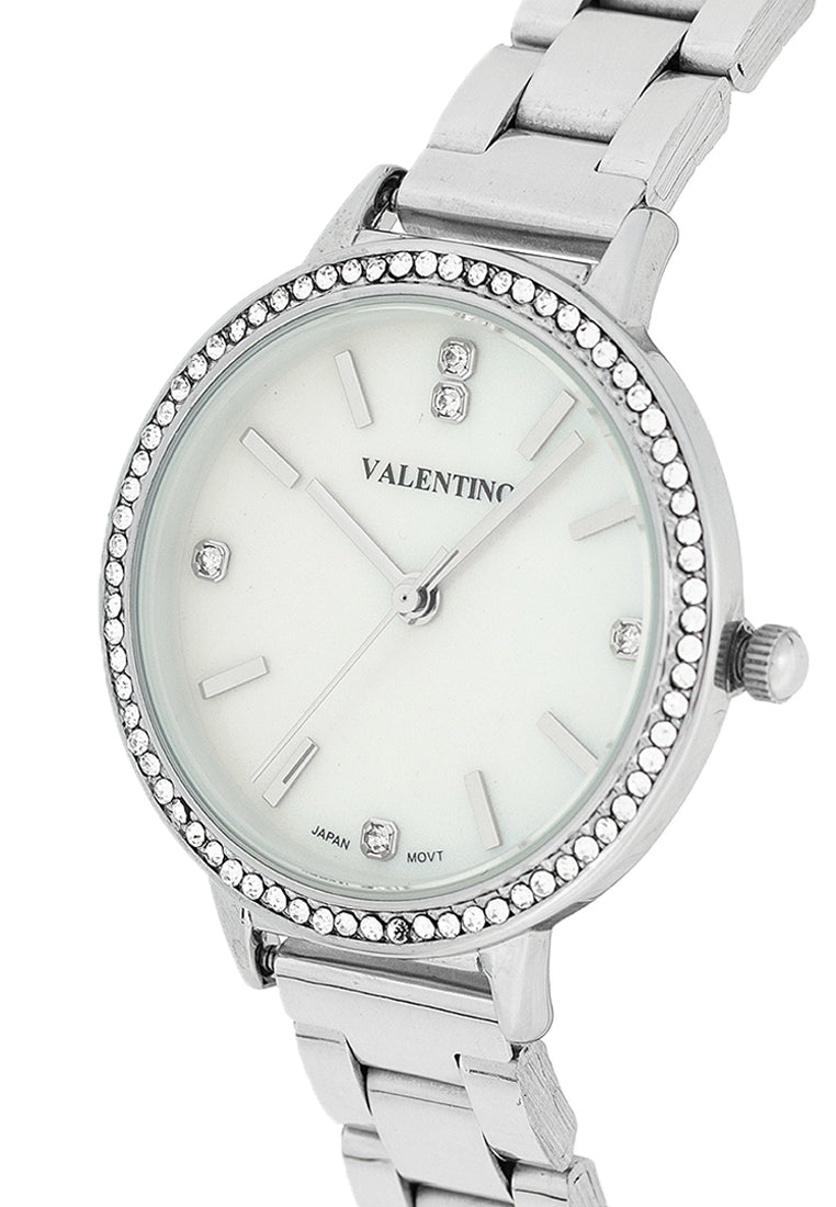 Valentino 20122381-MOP DIAL Stainless Steel Strap Analog Watch for Women-Watch Portal Philippines
