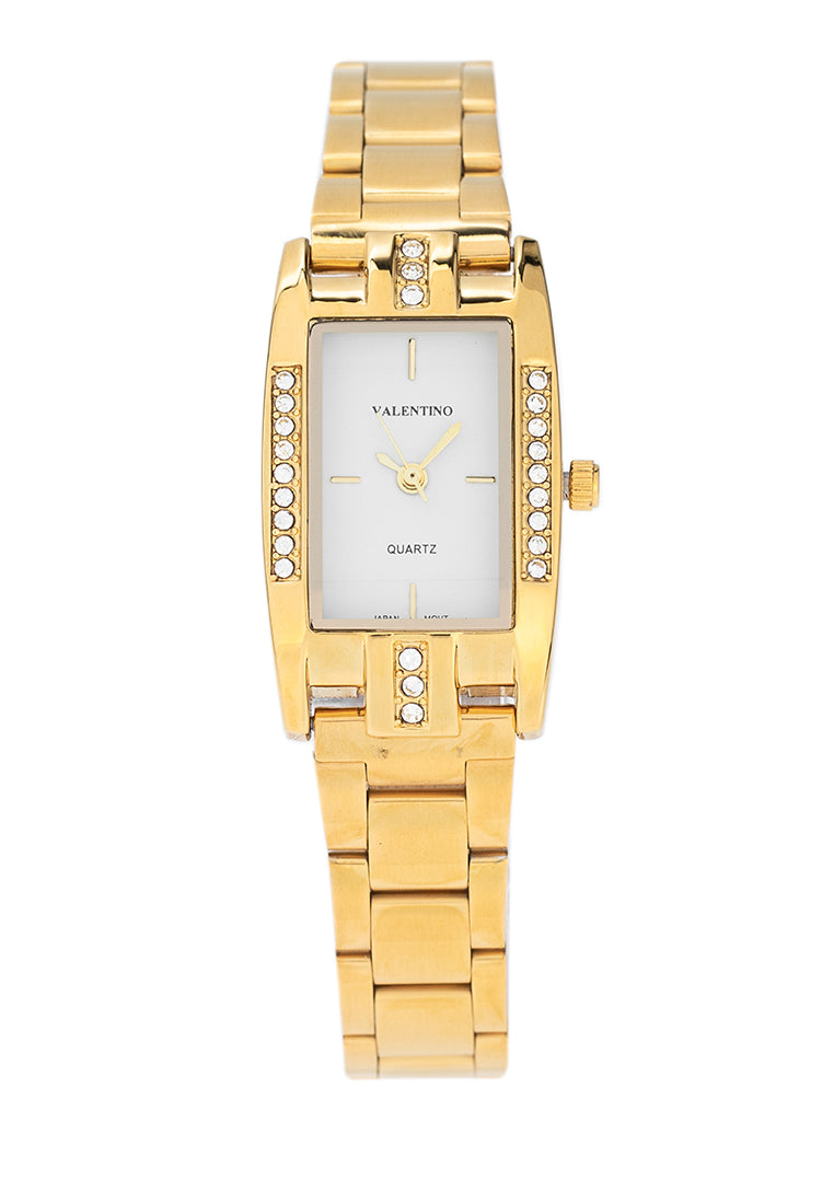 Valentino 20122382-WHITE DIAL Stainless Steel Strap Analog Watch for Women-Watch Portal Philippines