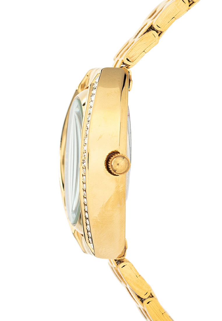 Valentino 20122385-BLACK DIAL Stainless Steel Strap Analog Watch for Women-Watch Portal Philippines