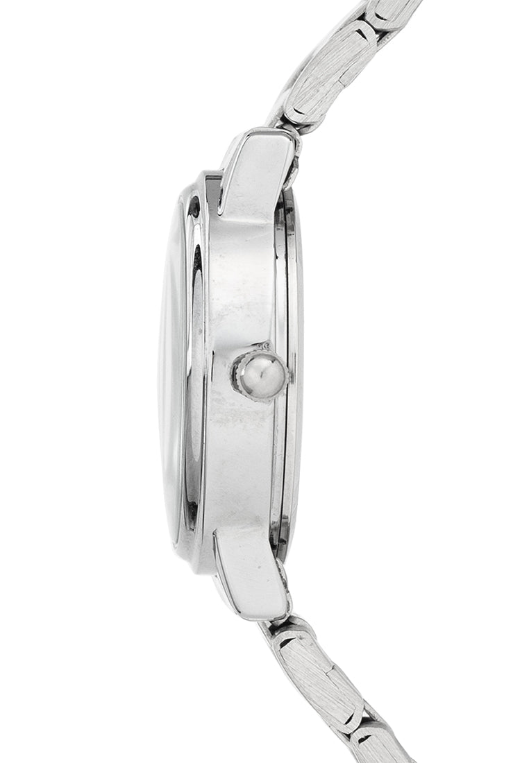 Valentino 20122388-BLACK DIAL Stainless Steel Strap Analog Watch for Women-Watch Portal Philippines