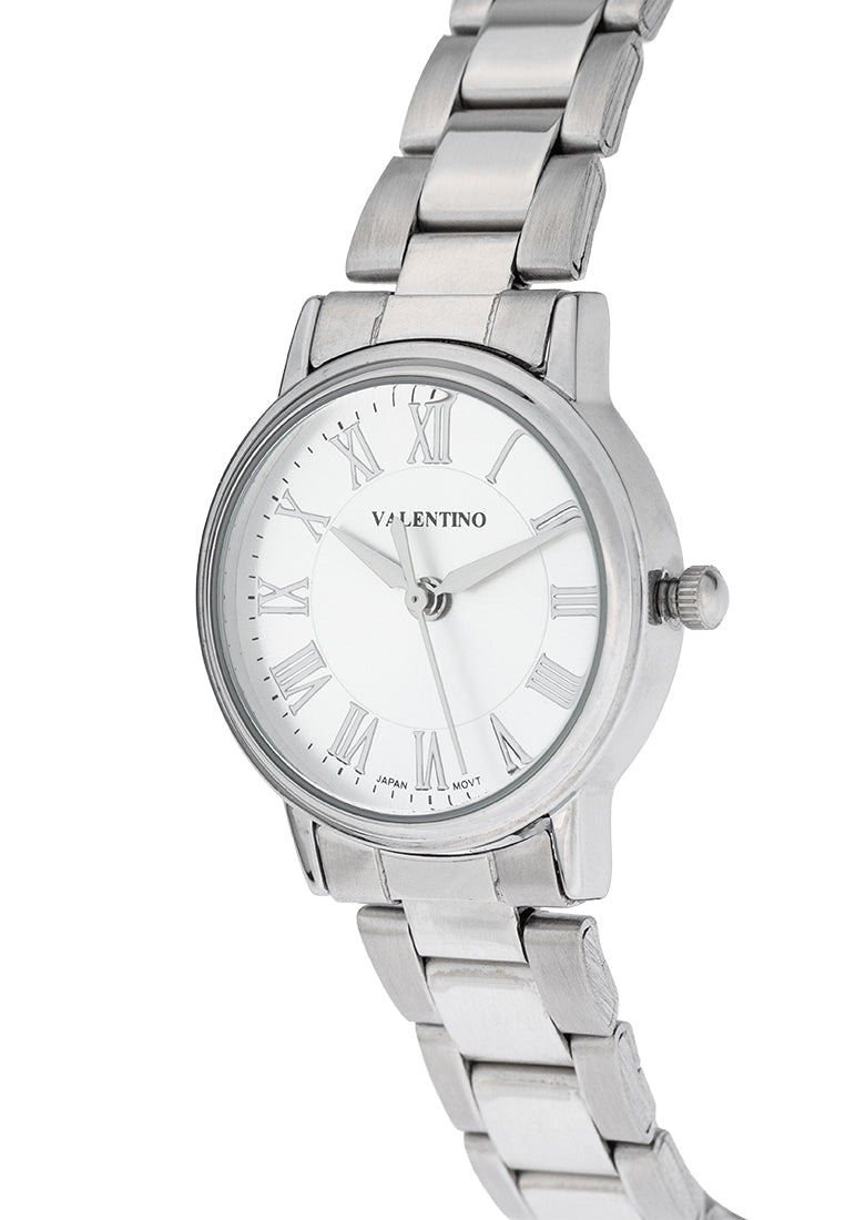 Valentino 20122388-SILVER DIAL Stainless Steel Strap Analog Watch for Women-Watch Portal Philippines