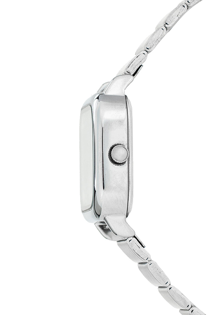 Valentino 20122391-BLACK DIAL Stainless Steel Strap Analog Watch for Women-Watch Portal Philippines