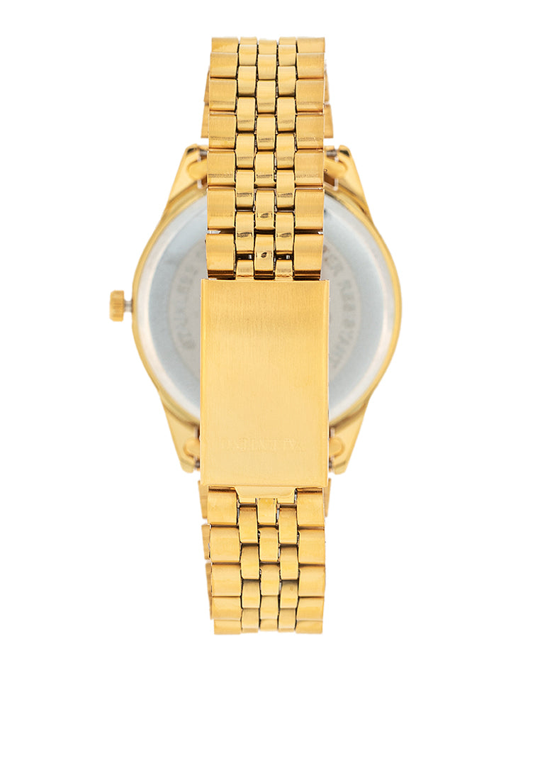 Valentino 20122392-GOLD DIAL Stainless Steel Strap Analog Watch for Men-Watch Portal Philippines