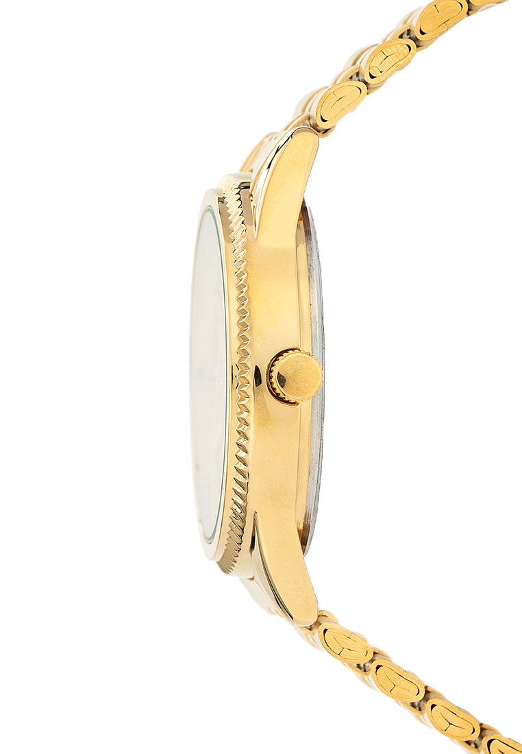 Valentino 20122392-GOLD DIAL Stainless Steel Strap Analog Watch for Men-Watch Portal Philippines