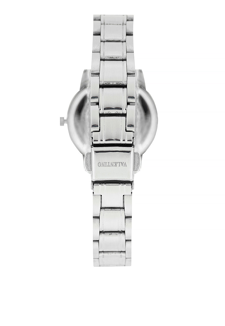 Valentino 20122396-PINK DIAL Stainless Steel Strap Analog Watch for Women-Watch Portal Philippines