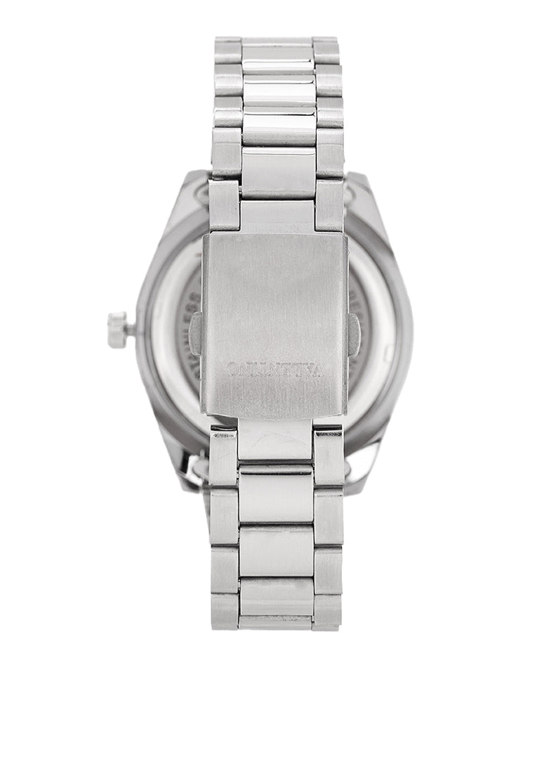 Valentino 20122401-WHITE DIAL Stainless Steel Strap Analog Watch for Men-Watch Portal Philippines