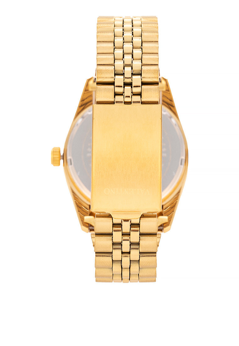 Valentino 20122402-GOLD - GOLD DIAL Stainless Steel Strap Analog Watch for Men-Watch Portal Philippines
