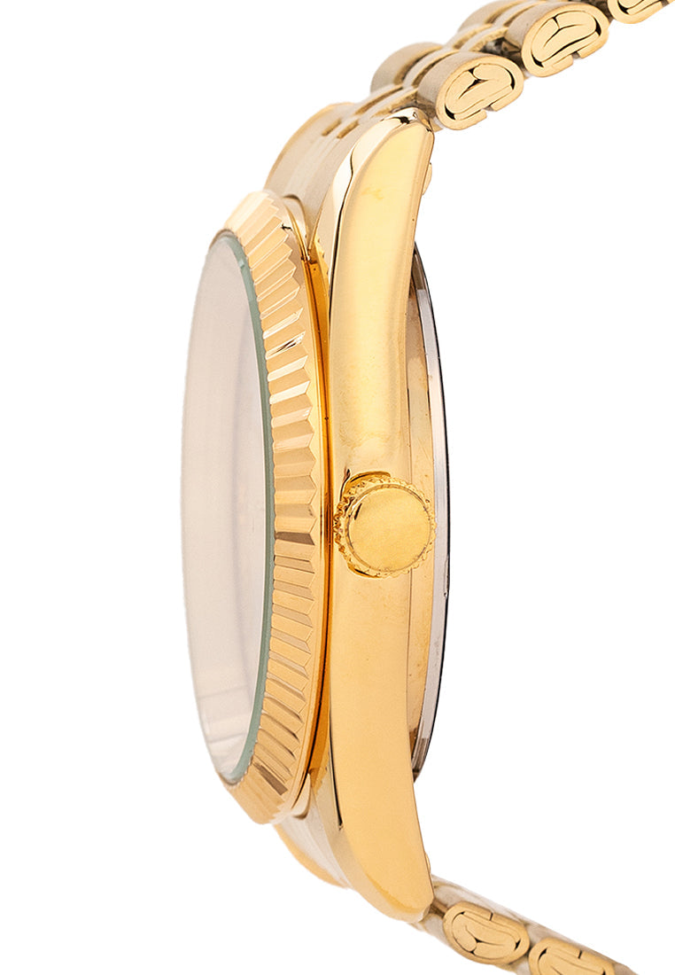 Valentino 20122402-GOLD - SILVER DIAL Stainless Steel Strap Analog Watch for Men-Watch Portal Philippines