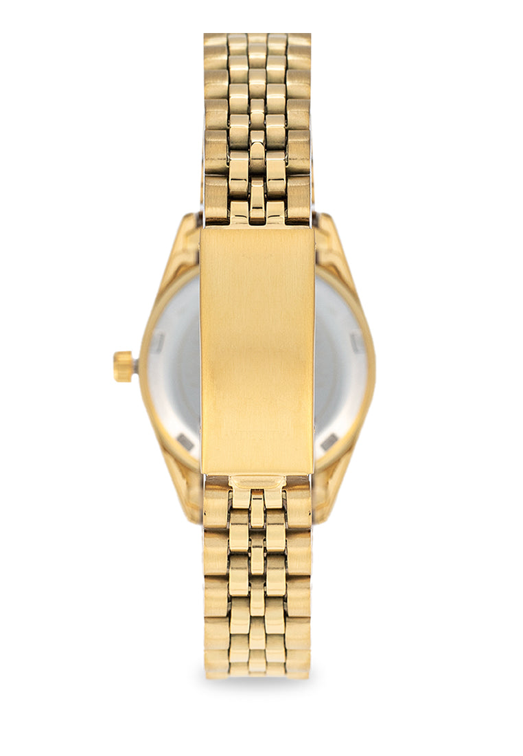 Valentino 20122403-GOLD - SILVER DIAL Stainless Steel Strap Analog Watch for Women-Watch Portal Philippines