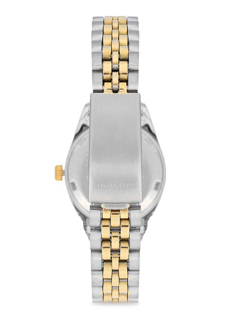 Valentino 20122403-TWO TONE - GOLD DIAL Stainless Steel Strap Analog Watch for Women-Watch Portal Philippines