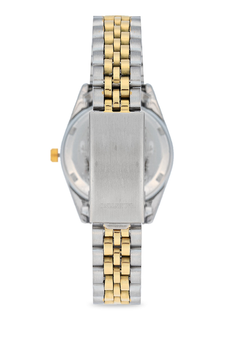Valentino 20122403-TWO TONE - SILVER DIAL Stainless Steel Strap Analog Watch for Women-Watch Portal Philippines