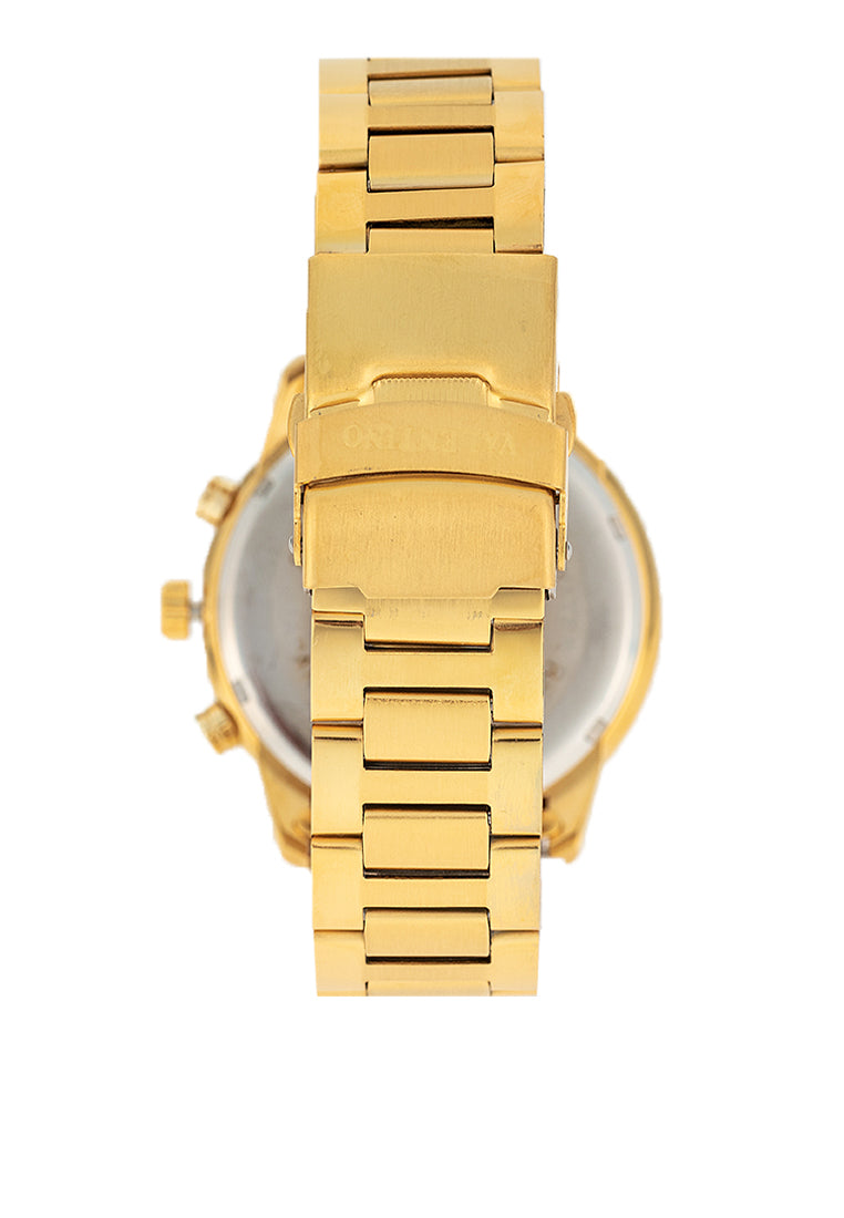 Valentino 20122412-BLACK DIAL Stainless Steel Strap Analog Watch for Men-Watch Portal Philippines