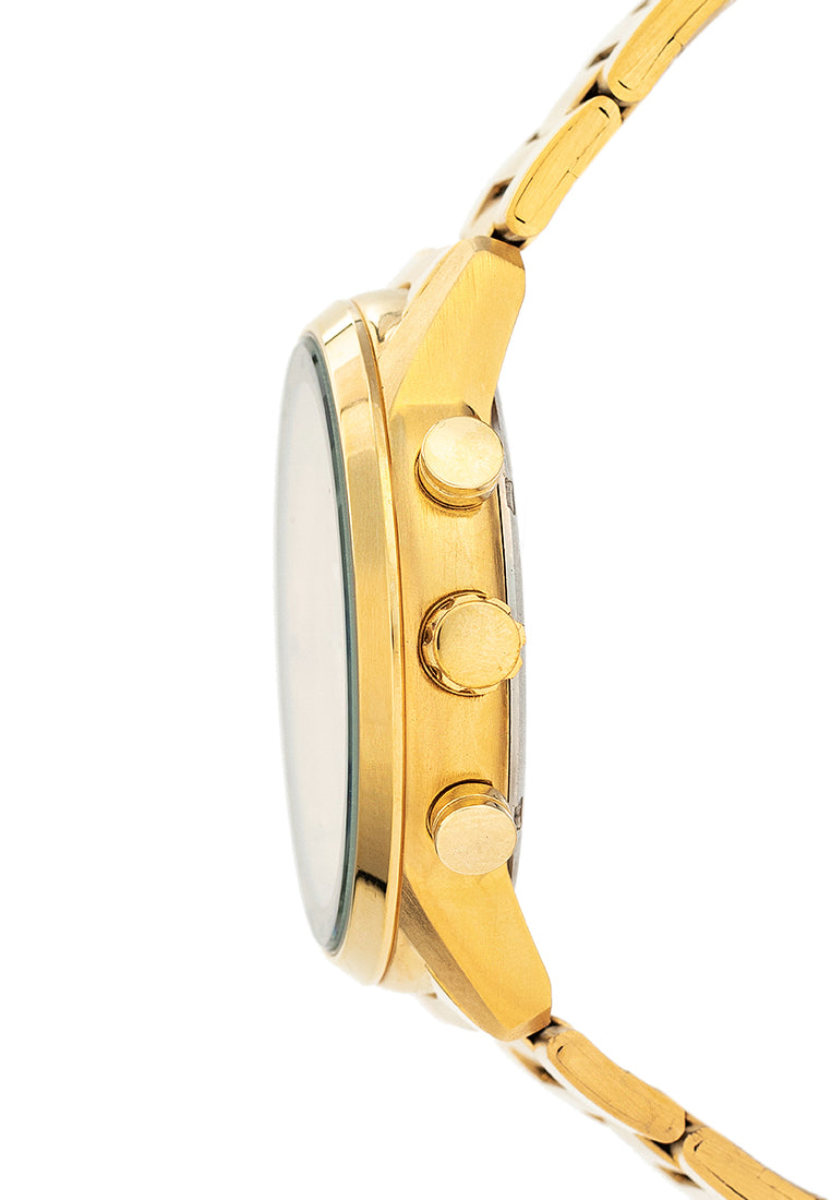 Valentino 20122412-GOLD DIAL Stainless Steel Strap Analog Watch for Men-Watch Portal Philippines