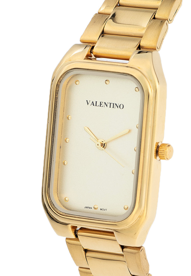 Valentino 20122415-GOLD DIAL Stainless Steel Strap Analog Watch for Women-Watch Portal Philippines