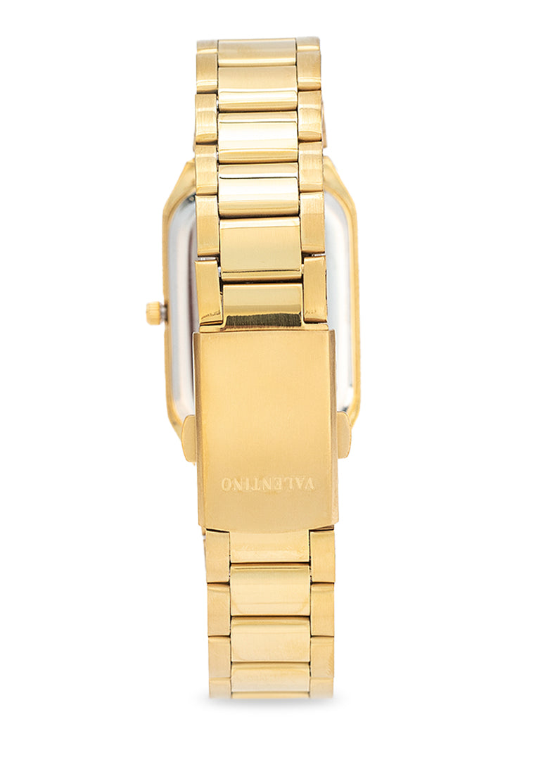 Valentino 20122415-GOLD DIAL Stainless Steel Strap Analog Watch for Women-Watch Portal Philippines