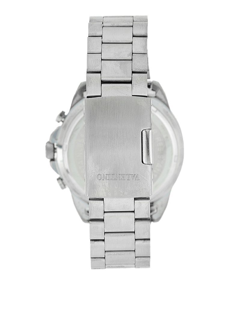 Valentino 20122419-BLUE DIAL Stainless Steel Strap Analog Watch for Men-Watch Portal Philippines