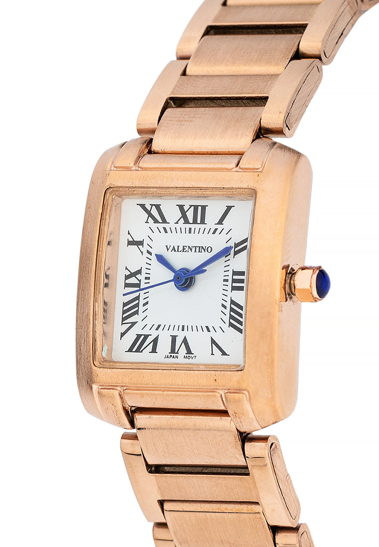 Valentino 20122421-WHITE DIAL Stainless Steel Strap Analog Watch for Women-Watch Portal Philippines