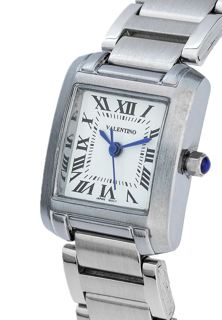 Valentino 20122422-WHITE DIAL Stainless Steel Strap Analog Watch for Women-Watch Portal Philippines