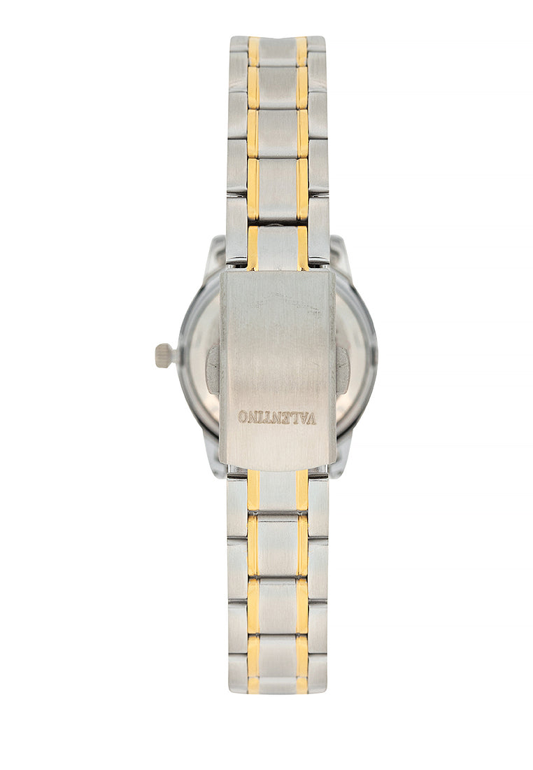 Valentino 20122423-TWO TONE - GOLD DIAL Stainless Steel Strap Analog Watch for Women-Watch Portal Philippines