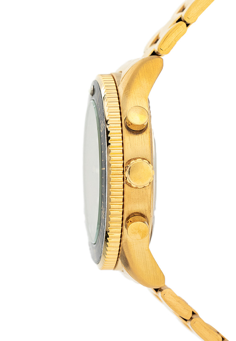 Valentino 20122426-GOLD - BLUE DIAL Stainless Steel Strap Analog Watch for Men-Watch Portal Philippines