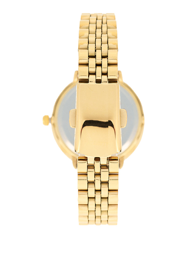 Valentino 20122428-BLACK DIAL Stainless Steel Strap Analog Watch for Women-Watch Portal Philippines