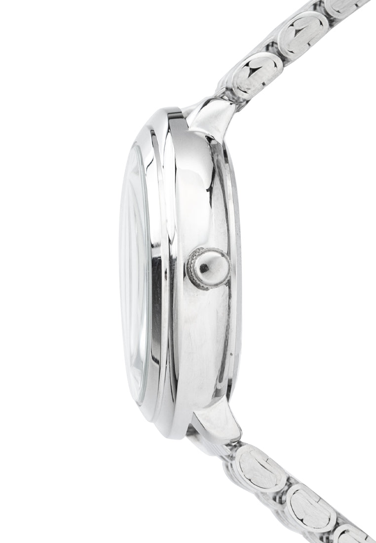 Valentino 20122429-WHITE DIAL Stainless Steel Strap Analog Watch for Women-Watch Portal Philippines