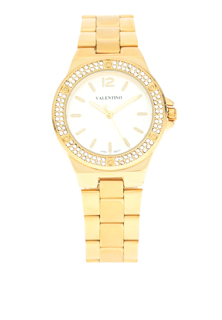 Valentino 20122433-SILVER DIAL Stainless Steel Strap Analog Watch for Women-Watch Portal Philippines