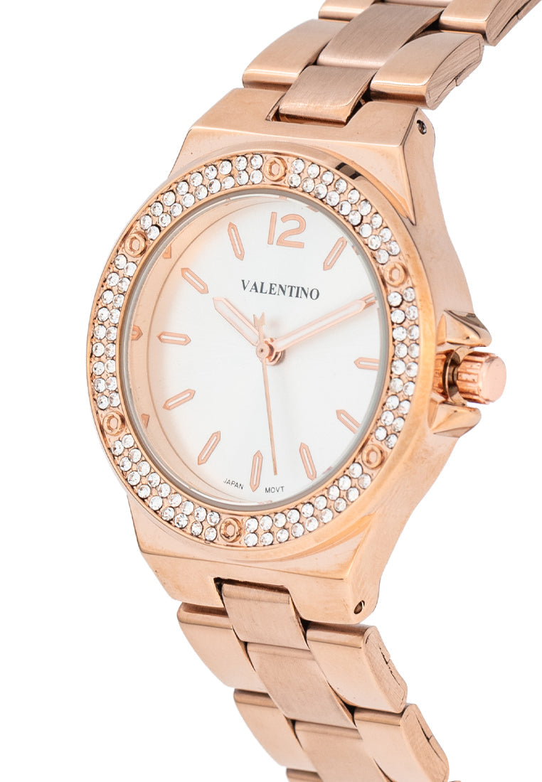 Valentino 20122434-SILVER DIAL Stainless Steel Strap Analog Watch for Women-Watch Portal Philippines