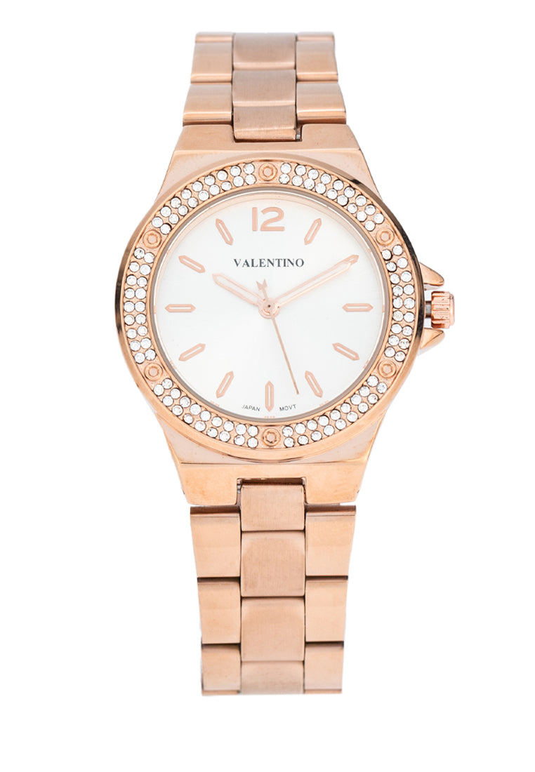 Valentino 20122434-SILVER DIAL Stainless Steel Strap Analog Watch for Women-Watch Portal Philippines