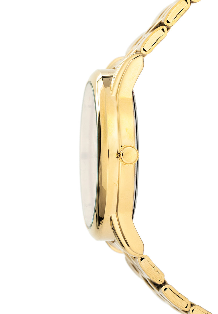 Valentino 20122437-GOLD DIAL Stainless Steel Strap Analog Watch for Men-Watch Portal Philippines