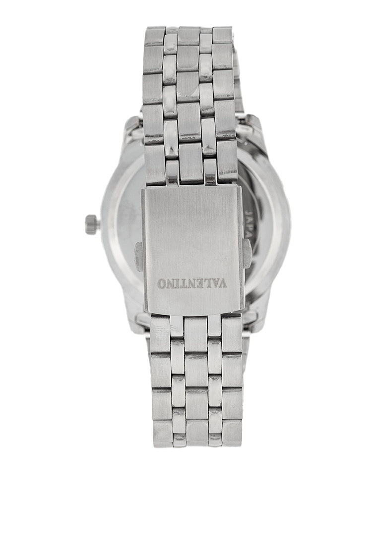 Valentino 20122438-WHITE DIAL Stainless Steel Strap Analog Watch for Men-Watch Portal Philippines