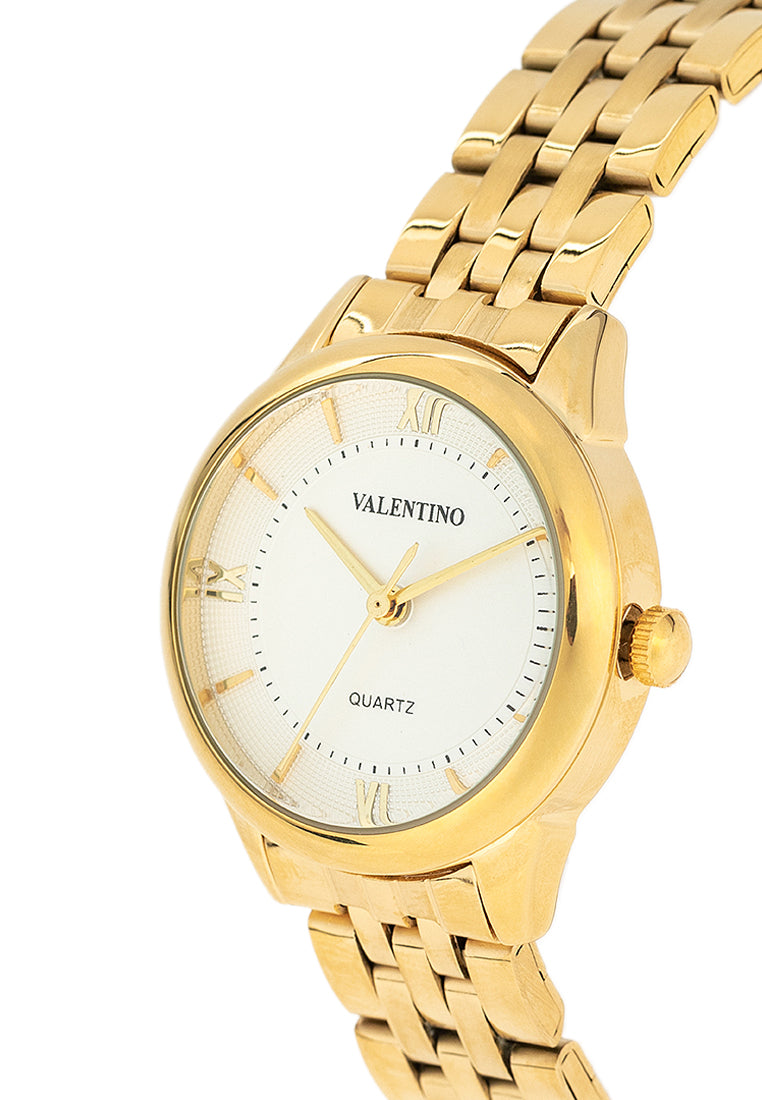 Valentino 20122440-WHITE DIAL Stainless Steel Strap Analog Watch for Women-Watch Portal Philippines