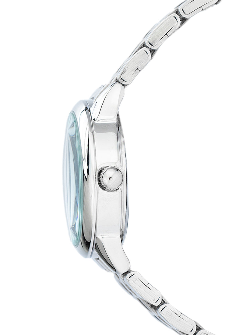 Valentino 20122442-BLACK DIAL Stainless Steel Strap Analog Watch for Women-Watch Portal Philippines