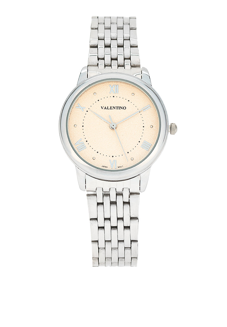 Valentino 20122447-GOLD DIAL Stainless Steel Strap Analog Watch for Women-Watch Portal Philippines