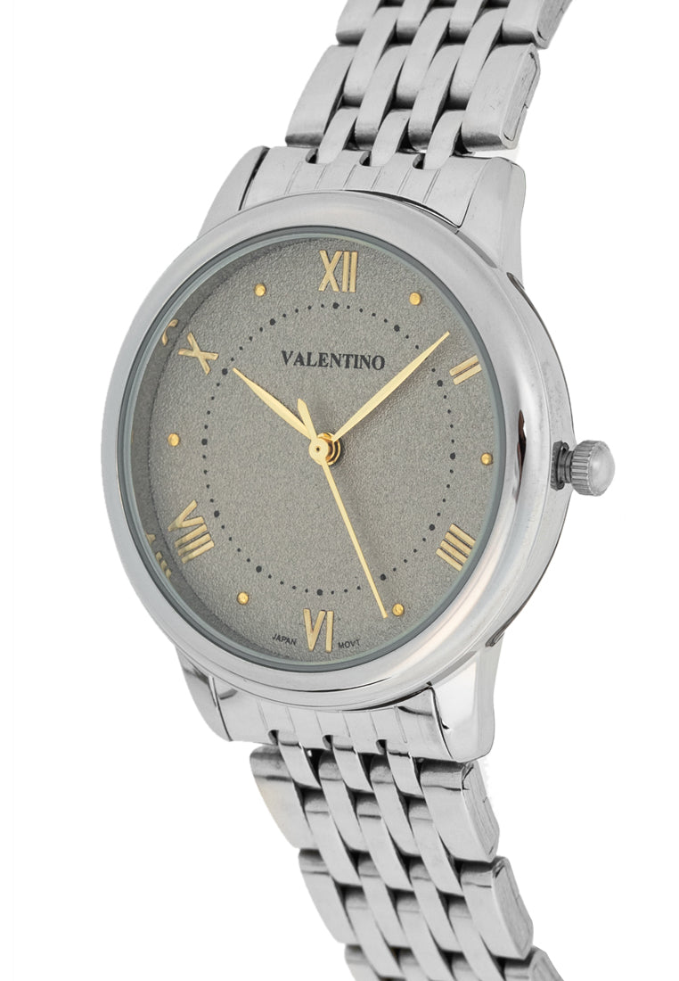 Valentino 20122447-GREY DIAL Stainless Steel Strap Analog Watch for Women-Watch Portal Philippines