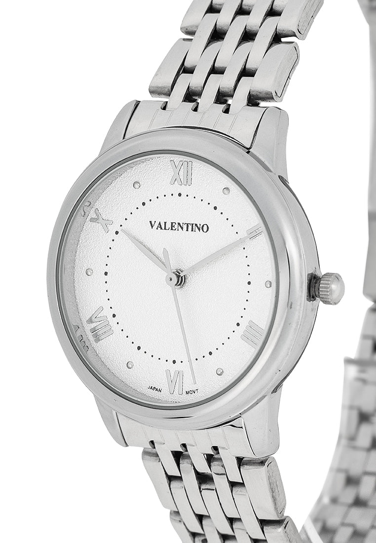 Valentino 20122447-SILVER DIAL Stainless Steel Strap Analog Watch for Women-Watch Portal Philippines